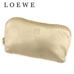 ロエベ ポーチ 化粧ポーチ アナグラム LOEWE 中古
