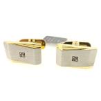 ジバンシィ Givenchy カフス 4Gマーク シルバー ゴールド メンズ 訳あり 未使用品 中古