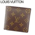 ルイ ヴィトン Louis Vuitton 二つ折り 財布 レディース メンズ ポルトフォイユマルコ M61675 モノグラム 中古 人気 セール T8367