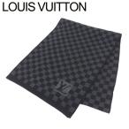 ルイ ヴィトン LOUIS VUITTON マフラー レディース メンズ ダミエ 中古 人気 良品 T8419