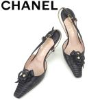 シャネル CHANEL パンプス シューズ 靴 レディース #36ハーフ 中古 人気 セール T8440
