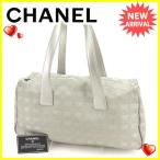 シャネル CHANEL ショルダーバッグ ミニボストンバッグ メンズ可 ニュートラベルライン  中古 ヴィンテージ 人気 T906
