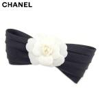シャネル CHANEL ブローチ ピンブローチ レディース カメリア リボン 中古