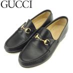 グッチ GUCCI ローファー シューズ 靴 レディース ♯36ハーフC ホースビット 中古