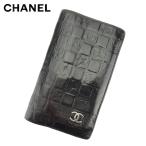 シャネル CHANEL 長財布 ファスナー付き 長財布 レディース アイコンライン 中古