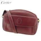 カルティエ Cartier ショルダーバッグ 斜めがけショルダー レディース メンズ マストライン 中古