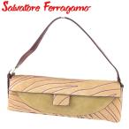 サルヴァトーレ フェラガモ Salvatore Ferragamo ショルダーバッグ ワンショルダー バッグ レディース 異素材コンビ 中古