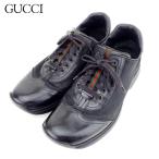 グッチ GUCCI スニーカー シューズ 靴 メンズ ♯40E ローカット シェリーライン 中古