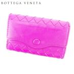 ボッテガ ヴェネタ BOTTEGA VENETA キーケース 5連キーケース レディース メンズ イントレチャート 中古