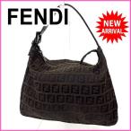 フェンディ FENDI ハンドバッグ  ズッカ  中古 人気 良品 Y1139