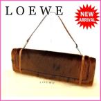 ロエベ LOEWE ショルダーバッグ クラッチバッグ ファー  中古 人気 新品 Y1252