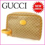 グッチ GUCCI クラッチバッグ セカンドバッグ メンズ可 マイクロＧＧ  中古 訳あり美品 Y1692