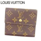 ルイヴィトン Louis Vuitton 財布 Wホック財布 モノグラム ポルトモネビエカルトクレディ レディース 中古