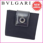 ブルガリ BVLGARI 二つ折り財布 メンズ可   中古 美品 セール Y2958
