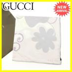 グッチ GUCCI スカーフ ハンカチ レディース フラワー柄  中古 人気 セール Y3678