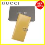 グッチ Ｇｕｃｃｉ 長財布 ファスナー付き長財布 男女兼用   中古 良品　セール Y4098