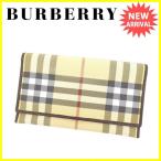 バーバリー BURBERRY 長財布 ファスナー付き長財布 ノバチェック  中古 人気 セール Y5376