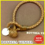 ボッテガ ヴェネタ Bottega Veneta ブレスレット イントレチャート ライトブラウン レディース メンズ 中古