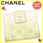 シャネル ＣＨＡＮＥＬ Wホック財布 レディース アイコンシリーズ  中古 人気　セール Y6181