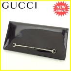 グッチ GUCCI 長財布 ファスナー付き長財布 ホースビット  中古 人気 セール Y6370
