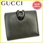 グッチ Ｇｕｃｃｉ Wホック財布 二つ折り財布 レディース メンズ　可   中古 人気 セール Y6576