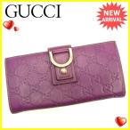 グッチ GUCCI 長財布 ラウンドファスナー レディース アビー 154256 グッチシマ  中古 良品 セール Y6854