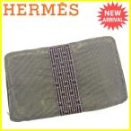 エルメス ＨＥＲＭＥＳ 長財布 ラウンドファスナー レディース メンズ　可 パースＧＭ エールライン  中古 人気 セール Y6941