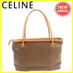 セリーヌ CELINE トートバッグ ショルダーバッグ メンズ可 マカダム  中古 良品 セール Y7396