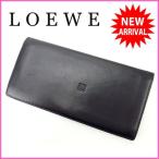 ロエベ LOEWE 長札入れ メンズ可   中古 人気 美品 Y984
