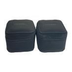  Chanel CHANEL для часов путешествие для пустой коробка путешествие кейс коробка BOX кейс для часов часы кейс для хранения 2 позиций комплект [ б/у ]