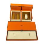  Hermes кейс для часов 3 позиций комплект . суммировать кейс для часов HERMES коробка BOX box пустой коробка пустой коробка [ б/у ]