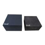  Piaget коробка кейс часы место хранения пустой коробка кейс для часов PIAGET темно-синий пустой коробка BOX box дерево коробка [ б/у ]