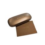  Gucci очки кейс мужской женский Brown чай футляр для очков очки кейс GUCCI [ б/у ]