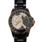 新品同様 ヴィヴィアンウエストウッド 腕時計 VV088SGDBK オーブ ブラック セラミック 29mm QZ 【中古】