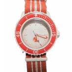 新品同様 BLANCPAIN スウォッチ ブランパン 時計 オレンジ ベージュ アークティックオーシャン SWATCH  【中古】