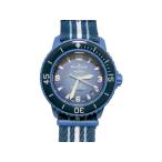 新品同様　ブランパン スウォッチ BLANCPAIN Swatch 時計　スキューバ フィフティファゾムス 青 ブルー  【中古】