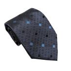  как новый BVLGARI BVLGARY seven складной галстук шелк 100%ro резина ni Logo темно-синий темно-синий мужской [ б/у ]