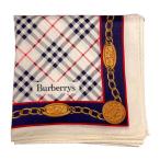  не использовался Burberry носовой платок хлопок scarf шарф 100% ланч коврик BURBERRY мужской женский [ б/у ]
