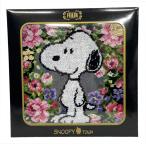 не использовался Feiler полотенце shu Neal носовой платок Snoopy серый цветочный принт FEILER Peanutspi-natsu[ б/у ]