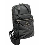 ヴィヴィアンウエストウッド ボディバッグ グレー  クロスボディ  エナメル  Vivienne Westwood  【中古】