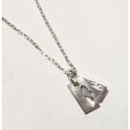  Gucci колье W plate G Mark plate серебряный SV925 мужской женский GUCCI [ б/у ]
