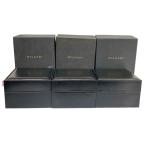  BVLGARY кейс коробка для часов принадлежности только 3 шт. комплект BOX box пустой коробка кейс для часов BVLGARI пустой коробка несессер [ б/у ]