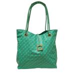 ショッピングゲラルディーニ ゲラルディーニ トートバッグ　ハンドバッグ　ショルダーバッグ グリーン 総柄 ソフティ ナイロン GHERARDINI 【中古】
