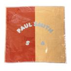  не использовался Paul Smith носовой платок марля носовой платок Logo хлопок 100% марля хлопок orange Paul Smith мужской женский [ б/у ]