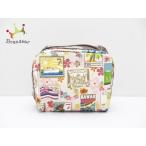 レスポートサック LESPORTSAC ポーチ アイボリー×ダークブラウン×マルチ ハワイ・グアム限定 スペシャル特価 20191204