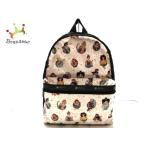 レスポートサック LESPORTSAC リュックサック 美品 白×マルチ ディズニー レスポナイロン スペシャル特価 20191019