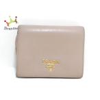 プラダ PRADA 2つ折り財布 - ピンク レザー スペシャル特価 20200617