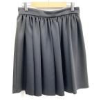 ミュウミュウ miumiu スカート サイズ40 M レディース 美品 - ダークグレー ひざ丈   スペシャル特価 20240511