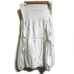 クリステンセンドゥノルド KristensenDuNORD スカート サイズ2 M レディース 美品 - 白 ひざ丈 新着 20240409