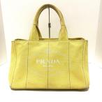 ショッピングPRADA プラダ PRADA トートバッグ CANAPA B1877B アナナス(イエロー) キャンバス 新着 20240424